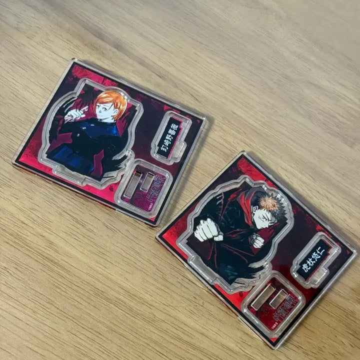 [BUNJANG] Jujutsu Kaisen Original Art Acrylic Stand Set - Yuji Itadori &amp; Nobara Kugisaki / 주술회전 원화 아크릴 스탠드 이타도리 유지 쿠기사키 노바라 일괄