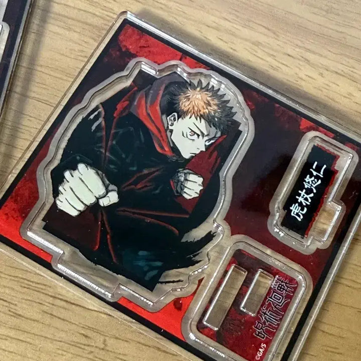 [BUNJANG] Jujutsu Kaisen Original Art Acrylic Stand Set - Yuji Itadori &amp; Nobara Kugisaki / 주술회전 원화 아크릴 스탠드 이타도리 유지 쿠기사키 노바라 일괄