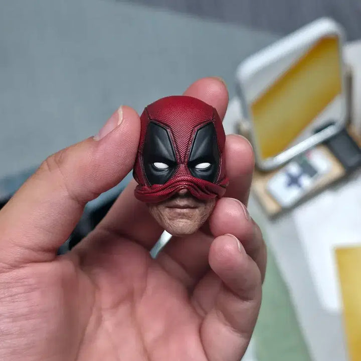 [BUNJANG] Hot Toys Deadpool (Battling Version) Unsealed Figure - Head Only / 핫토이 데드풀 배틀링 개봉 양품