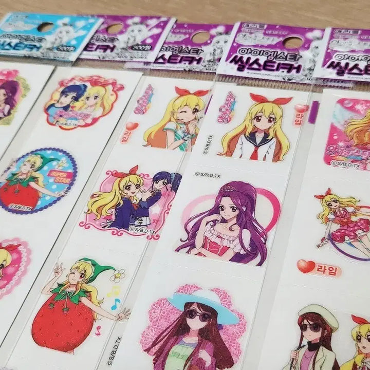 [BUNJANG] Aikatsu! iMSTAR Seal Sticker 12-Pack Bundle / 아이카츠 아이엠스타 씰스티커 12팩 일괄판매