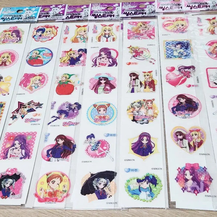 [BUNJANG] Aikatsu! iMSTAR Seal Sticker 12-Pack Bundle / 아이카츠 아이엠스타 씰스티커 12팩 일괄판매