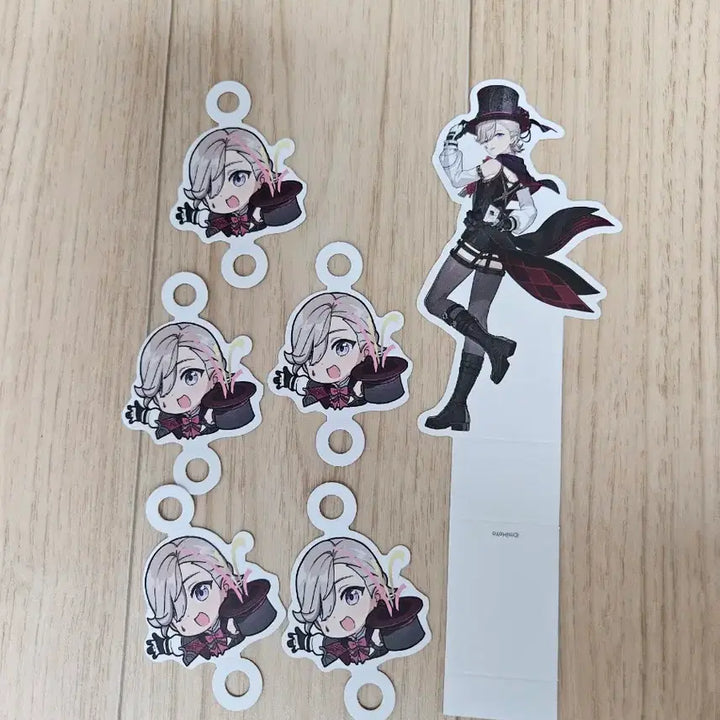 [BUNJANG] Genshin Cafe Character Food Stand (Sigewinne + Lyney) + Straw Pick Bundle Set / 원신 카페 캐릭터 푸드스탠드 리니+ 빨대픽 일괄
