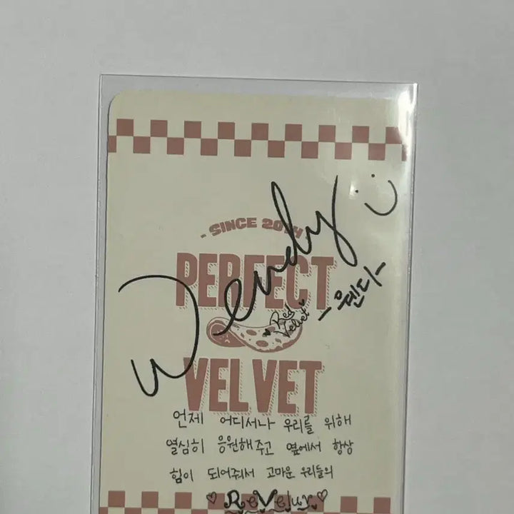 [BUNJANG] Red Velvet Peek-A-Boo Wendy Photocard / 레드벨벳 피카부 웬디 앨범 포카 판매