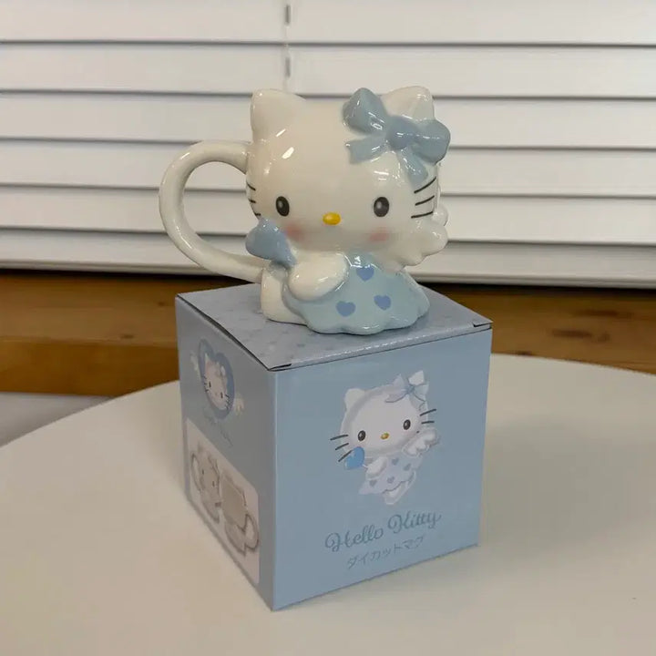 [BUNJANG] Sanrio Hello Kitty Angel Yumemiru Mug Cup / [정품] 산리오 헬로키티 키티 천사 엔젤 머그컵