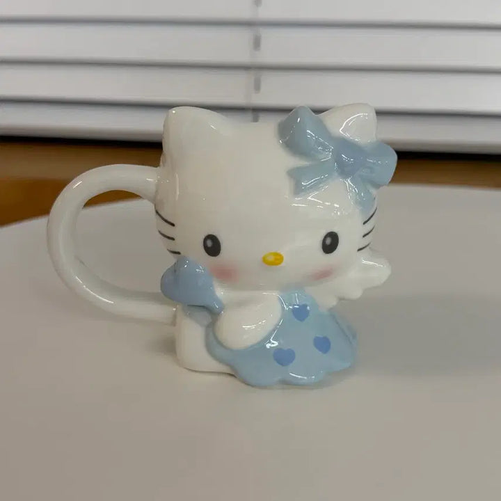 [BUNJANG] Sanrio Hello Kitty Angel Yumemiru Mug Cup / [정품] 산리오 헬로키티 키티 천사 엔젤 머그컵