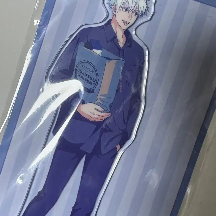 [BUNJANG] Jujutsu Kaisen Gojo Satoru Lawson Collaboration Acrylic Stand (Sealed) / (최저)주술회전 고죠 아크릴 로손 콜라보 미개봉