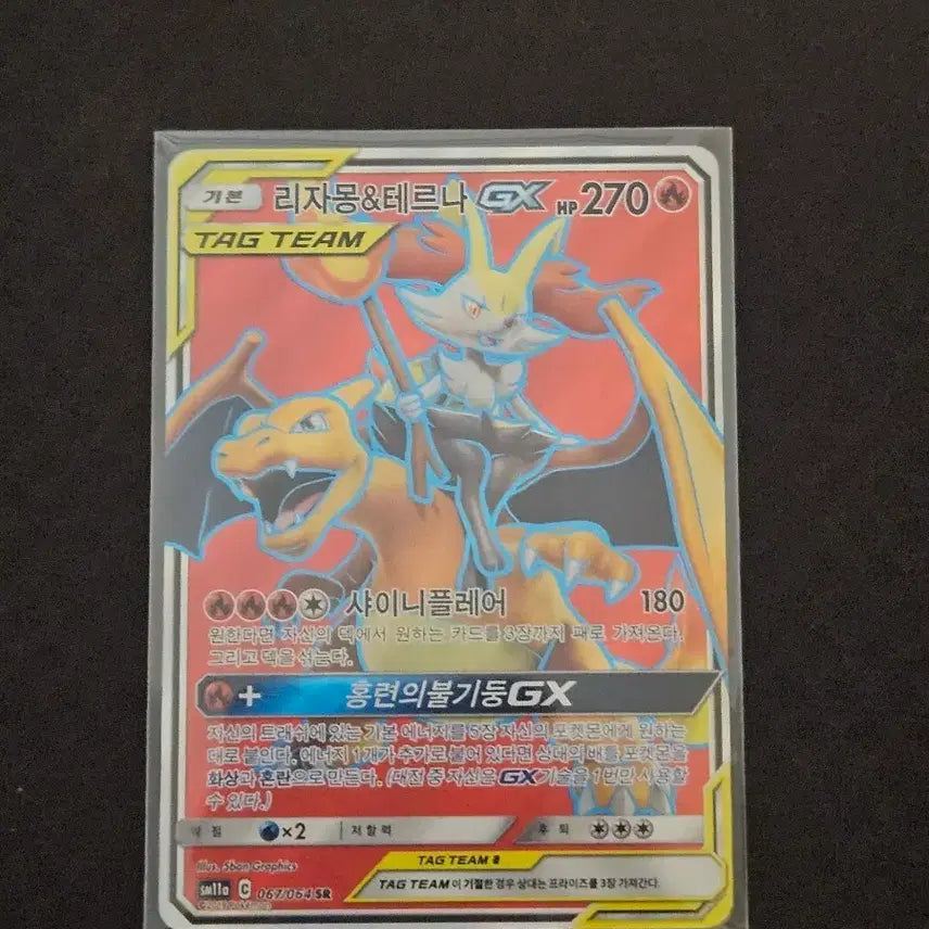 [BUNJANG] Pokemon Card Charizard &amp; Blastoise Tag Team / 포켓몬카드 리자몽 테르나 태그팀