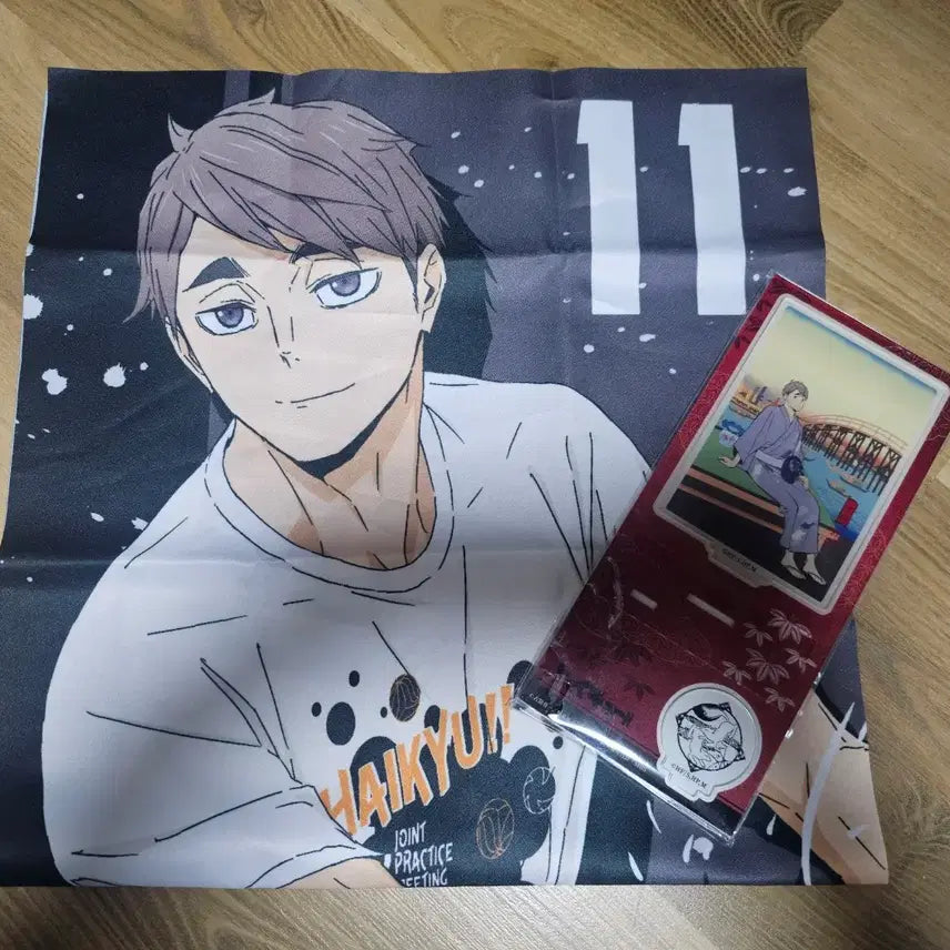 [BUNJANG] Haikyuu!! Miya Osamu Natsunojin Yukata Acrylic Stand / 하이큐 미야 오사무 나츠노진 사세경 유카타 아크릴 합동연습 슬로건 판매
