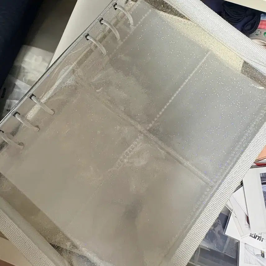 [BUNJANG] White Binder with Double-Sided Sleeves / 바인더 화이트