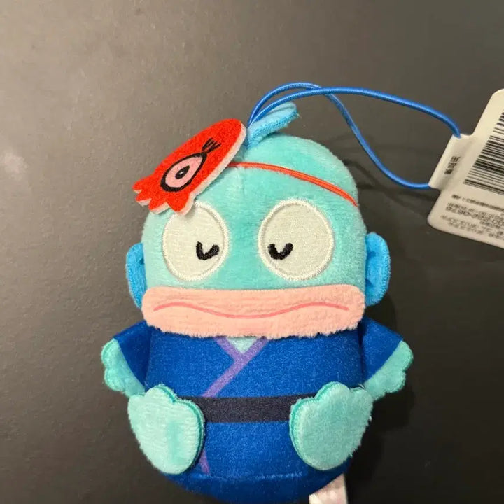 [BUNJANG] Sanrio Hangyodon Ninja Mascot Keychain Figure / 산리오 한교동 닌자 키링 마스코트 인형 피규어