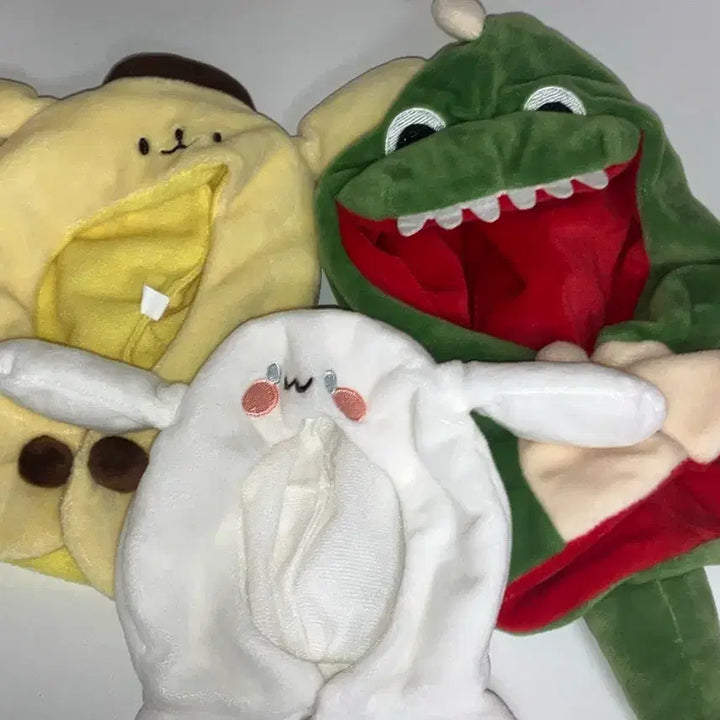 [BUNJANG] 20cm Doll Clothes Bundle: Pompompurin, Cinnamonroll, Dinosaur / 20cm 인형옷 일괄 폼폼푸린 시나모롤 공룡