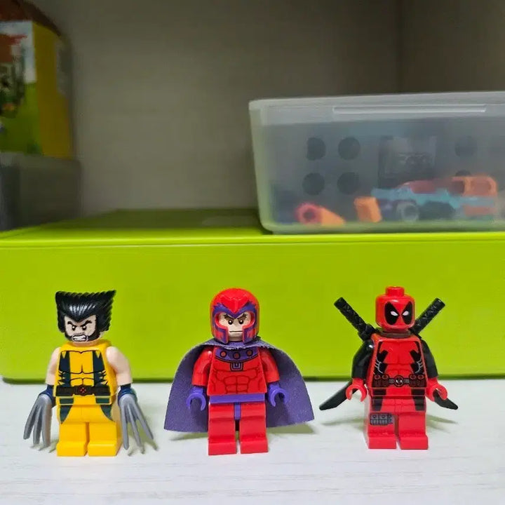 [BUNJANG] LEGO Marvel Wolverine/Magneto/Deadpool Figure Set (6866) / 레고 마블 울버린/매그니토/데드풀 피규어 (6866)