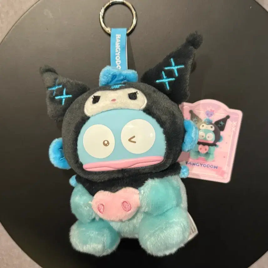 [BUNJANG] Sanrio Kuromi Hangyodon Collaboration Pop-up Toy Doll Keyring Mascot / 산리오 쿠로미 한교동 콜라보 팝토이 인형 키링 마스코트