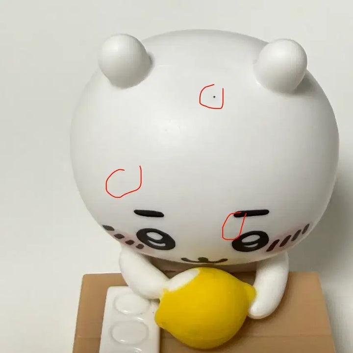 [BUNJANG] Chiikawa Lemon Mini Desk Clock / 레몬 치이카와 미니 탁상 시계