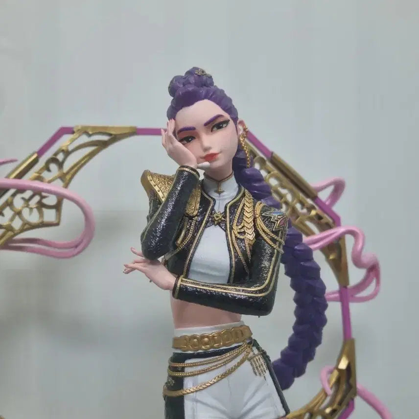 [BUNJANG] K-Pop Demon Hunters Lumi Custom Painted Figure 1/7 Scale / 케데헌 루미 개인 도색 피규어 판매합니다