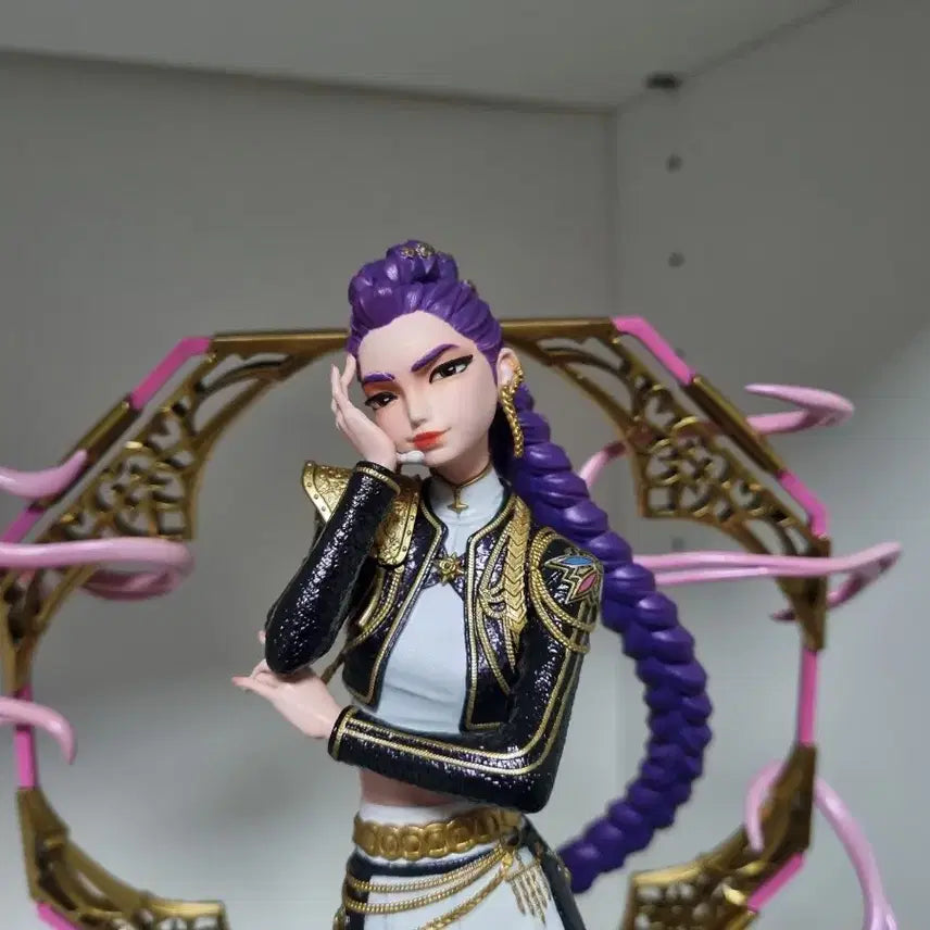 [BUNJANG] K-Pop Demon Hunters Lumi Custom Painted Figure 1/7 Scale / 케데헌 루미 개인 도색 피규어 판매합니다