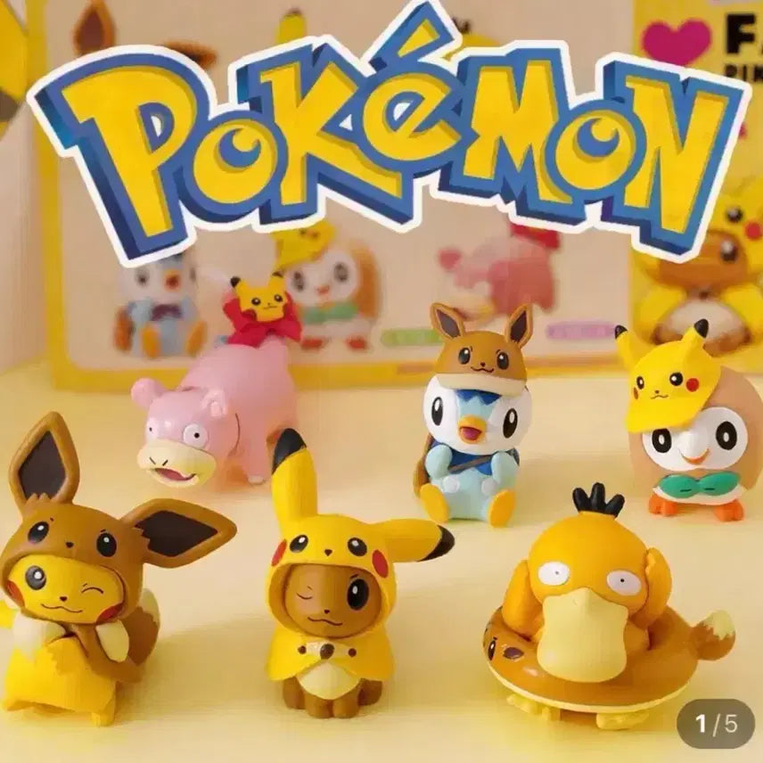 [BUNJANG] Pokemon Center Limited Fan of Pikachu &amp; Eevee Gacha Golduck Figure (Sealed) / (미개봉) 포켓몬센터 한정 팬 오브 피카츄 앤 이브이 가챠 고라파덕
