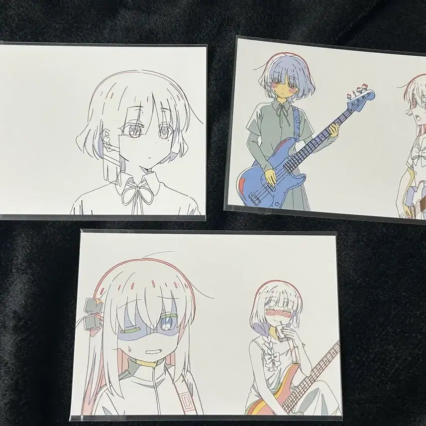 [BUNJANG] Bocchi the Rock! Yamada Ryō &amp; Gotō Hitori Original Art Postcard Bundle Set / 봇치더락 봇치더록 야마다 료 고토 히토리 원화 엽서 일괄