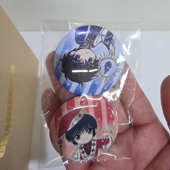 [BUNJANG] CLAMP Exhibition Exclusive Kamui Subaru Can Badge Set / 클램프 전시 후기 특전 캔뱃지 카무이 스바루 세트