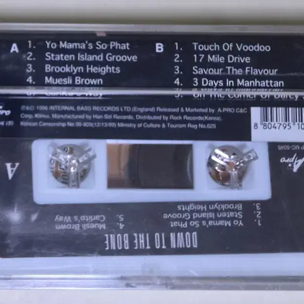 [BUNJANG] Down To The Bone Jazz Sealed Cassette Tape / 다운 투 더 본 / 재즈 (미개봉 카세트테이프)