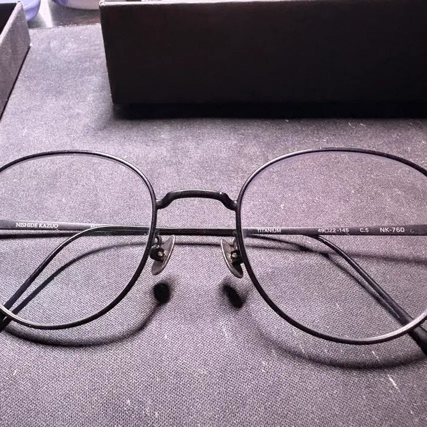 [BUNJANG] Nishide Kazuo NK-760 Glasses / 니시데 카즈오 nk 760 10cm 권정열 안경