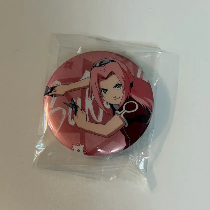 [BUNJANG] Naruto Sakura Sealed Can Badge / 미개봉 ) 나루토 사쿠라 캔뱃지
