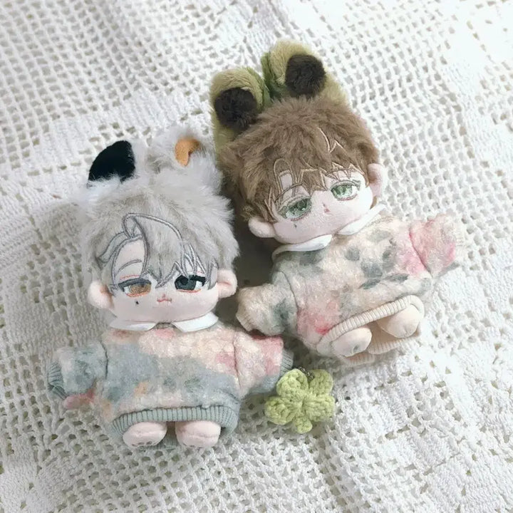 [BUNJANG] 10cm Doll Clothes Peridot Vintage Sweatshirt / 10cm 솜인형옷 페리도트 빈티지 맨투맨