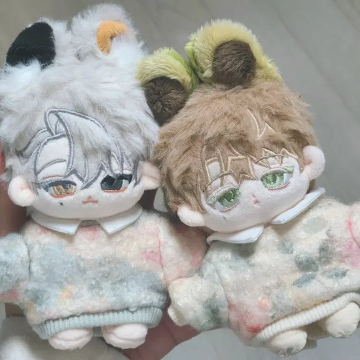 [BUNJANG] 10cm Doll Clothes Peridot Vintage Sweatshirt / 10cm 솜인형옷 페리도트 빈티지 맨투맨