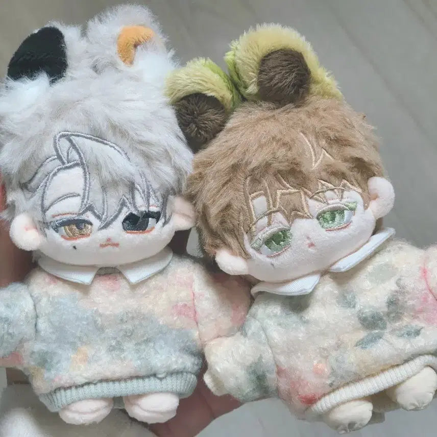[BUNJANG] 10cm Doll Clothes Peridot Vintage Sweatshirt / 10cm 솜인형옷 페리도트 빈티지 맨투맨