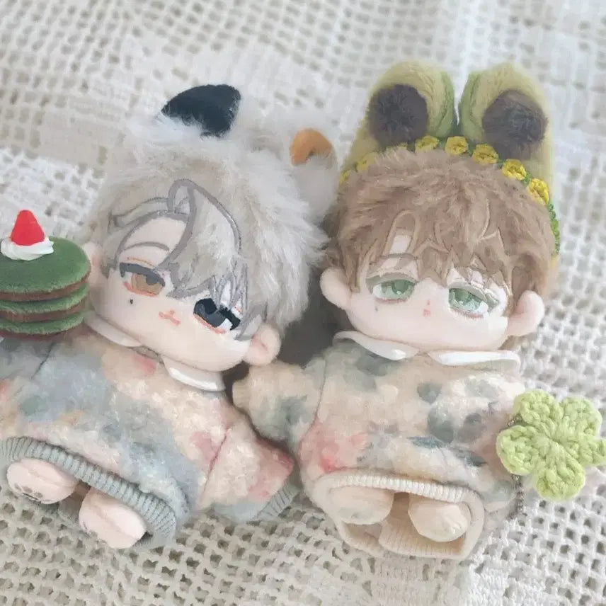 [BUNJANG] 10cm Doll Clothes Peridot Vintage Sweatshirt / 10cm 솜인형옷 페리도트 빈티지 맨투맨