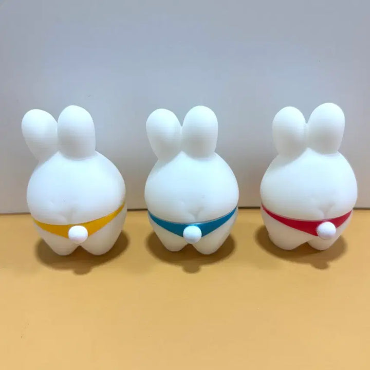[BUNJANG] Rabbit Figure Gacha 3-Type Bundle Set / 토끼 피규어 가챠 3종 일괄