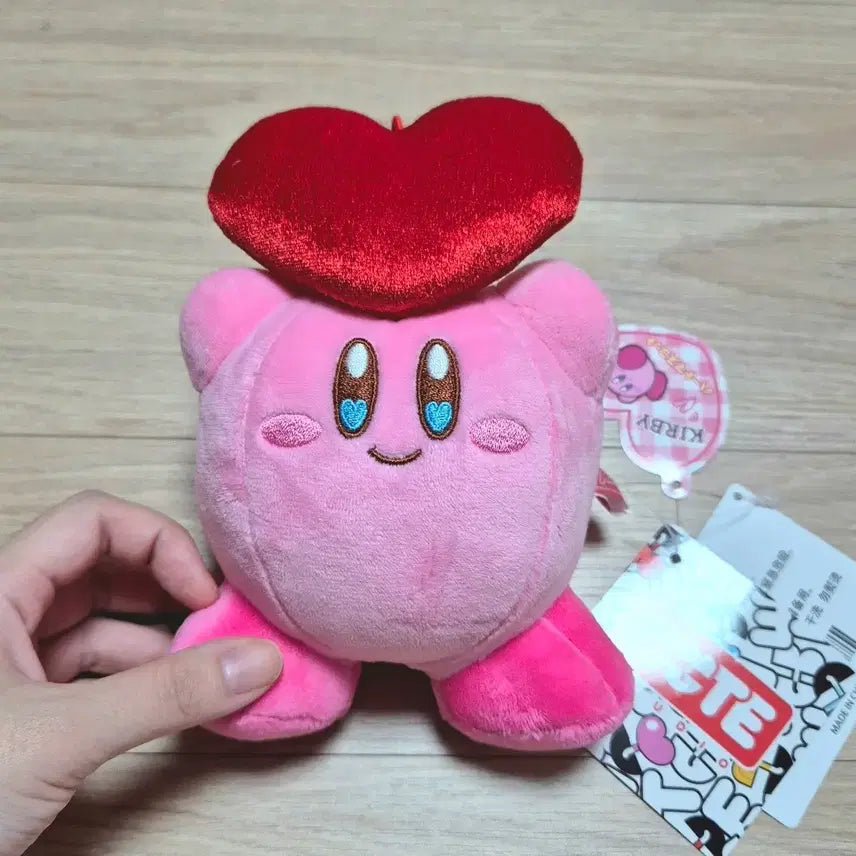 [BUNJANG] Kirby Star Kirby Heart Mascot Charm / 별의커비 스타 커비 하트 마스코트_방긋