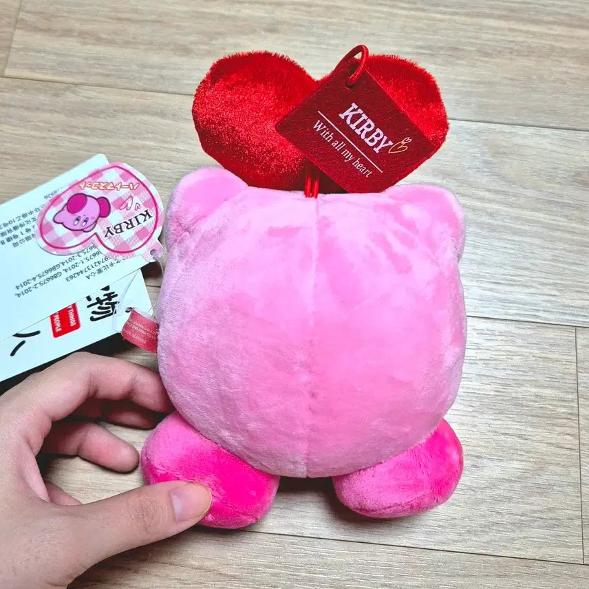 [BUNJANG] Kirby Star Kirby Heart Mascot Charm / 별의커비 스타 커비 하트 마스코트_방긋