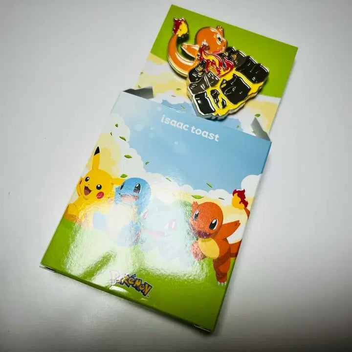 [BUNJANG] Isak Toast Pokémon Charmander Pin / 이삭토스트 포켓몬 뱃지 파이리 판매합니다