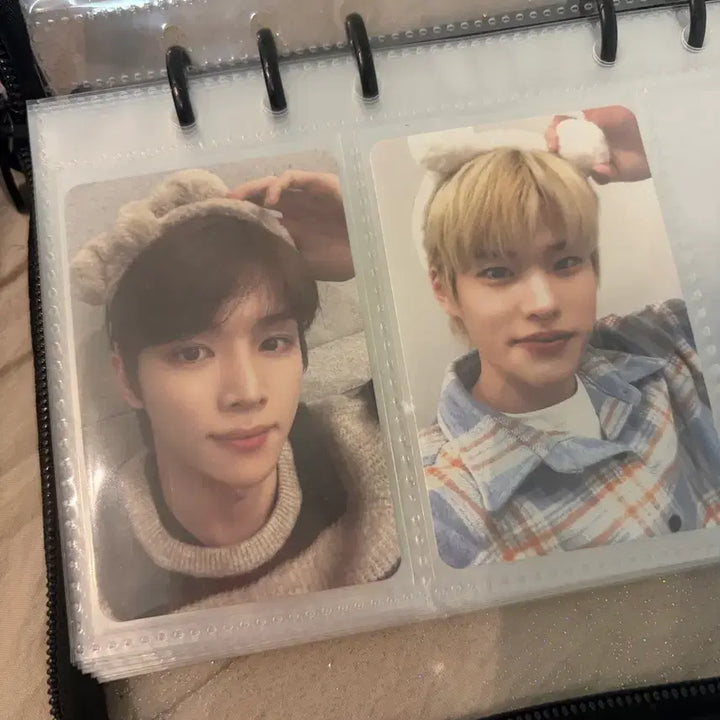 [BUNJANG] RIIZE Sungchan Sohee Photocard Bundle Set A6 Black Binder Toploader Photocard Case / [일괄판매] 라이즈 성찬 소희 포카 A6 검정 바인더 탑로더 포카통 케이스