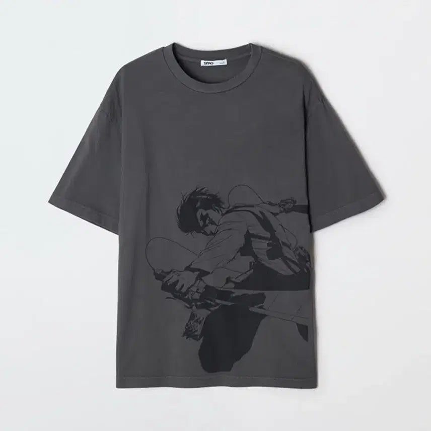 [BUNJANG] SPAO Attack on Titan Levi Short Sleeve T-Shirt XL / 미개봉) 스파오 진격의거인 리바이 반팔티 XL