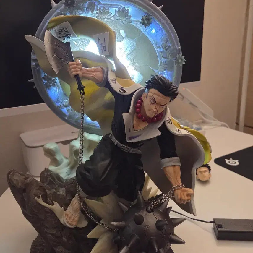 [BUNJANG] Demon Slayer Gyomei Himejima Resin Figure / 귀칼 히메지마 교메이 피규어
