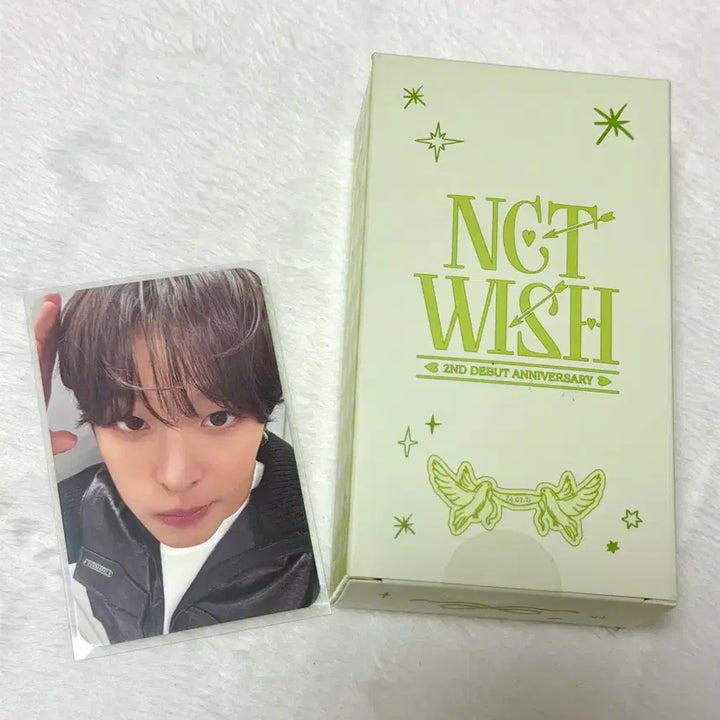 [BUNJANG] NCT WISH 2nd Anniversary MD Micro Camera Keyring + Riku Photocard / (원가이하) 엔시티위시 2주년 엠디 마이크로카메라 리쿠 포카 양도