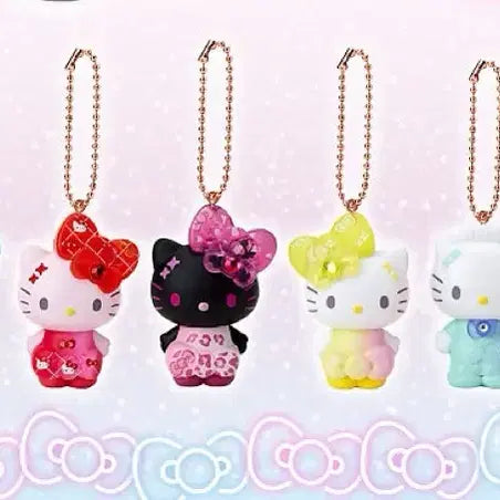 [BUNJANG] Hello Kitty 50th Anniversary Fashionable Ribbon Secret Mascot Figure / 헬로키티 50주년 패셔너블 리본 시크릿 마스코트 피규어