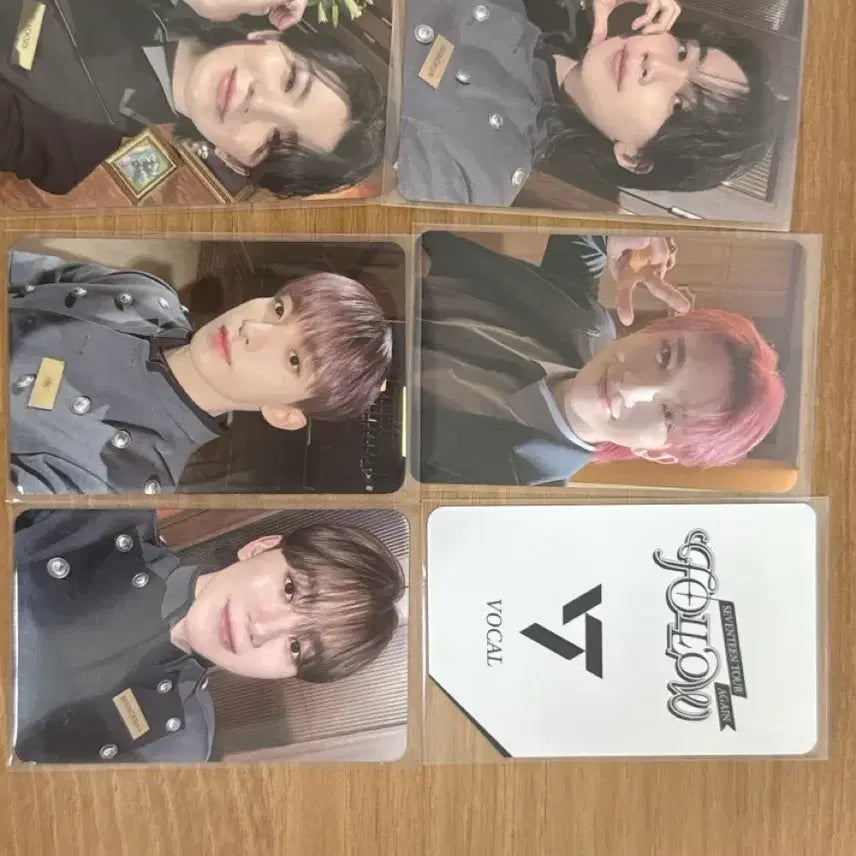 [BUNJANG] Seventeen Follow Again CaratZone Vocal Team Bundle Set Photocard / Seventeen Follow Again CaratZone vocal team 세븐틴 팔로우 어게인 캐럿존 보컬팀 일괄