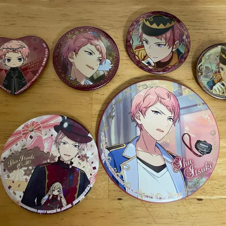[BUNJANG] Ensemble Stars! Valkyrie Shu Itsuki Can Badge Bundle Set / 앙스타 발키리 이츠키 슈 캔뱃지 일괄
