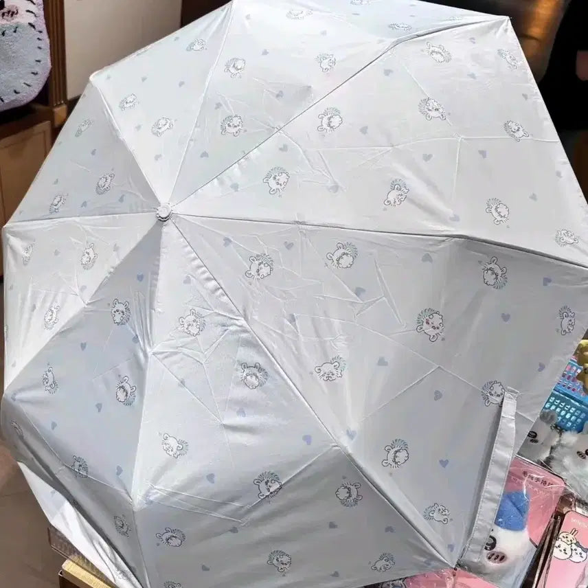 [BUNJANG] Miniso Chiikawa Momonga Automatic 3-Section Umbrella (Sealed) / 미개봉)미니소 치이카와 굿즈 모몽가 자동 3단  양우산