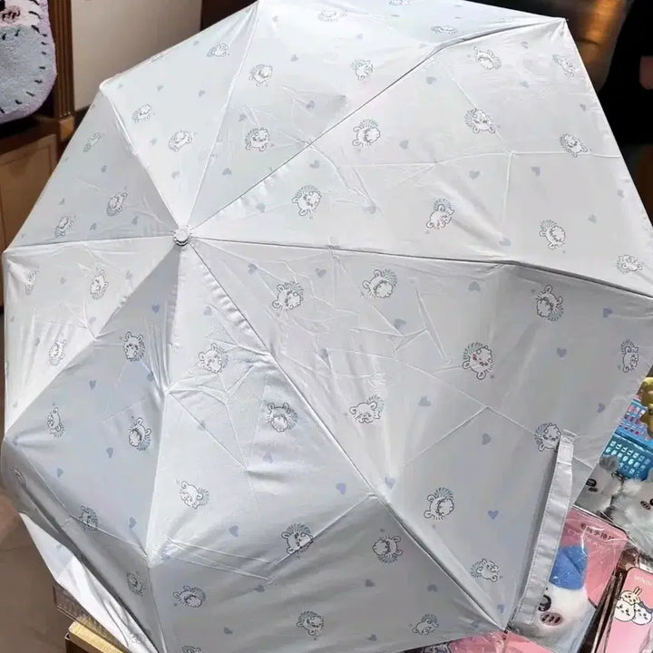 [BUNJANG] Miniso Chiikawa Momonga Automatic 3-Section Umbrella (Sealed) / 미개봉)미니소 치이카와 굿즈 모몽가 자동 3단  양우산
