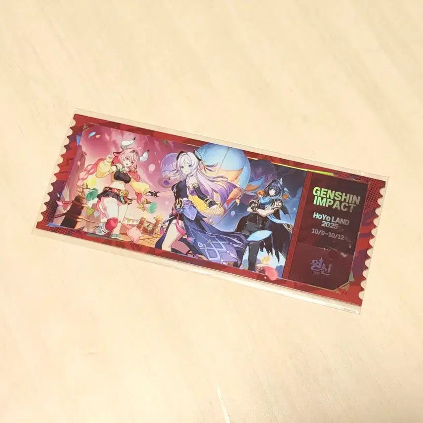 [BUNJANG] HoYoverse Genshin Impact 2025 Ticket Vayra Sitllari Olorun / 호요랜드 2025 원신 티켓 바레사 시틀라리 올로룬