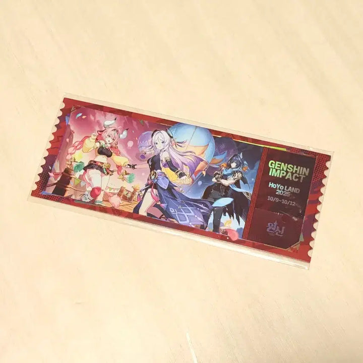 [BUNJANG] HoYoverse Genshin Impact 2025 Ticket Vayra Sitllari Olorun / 호요랜드 2025 원신 티켓 바레사 시틀라리 올로룬