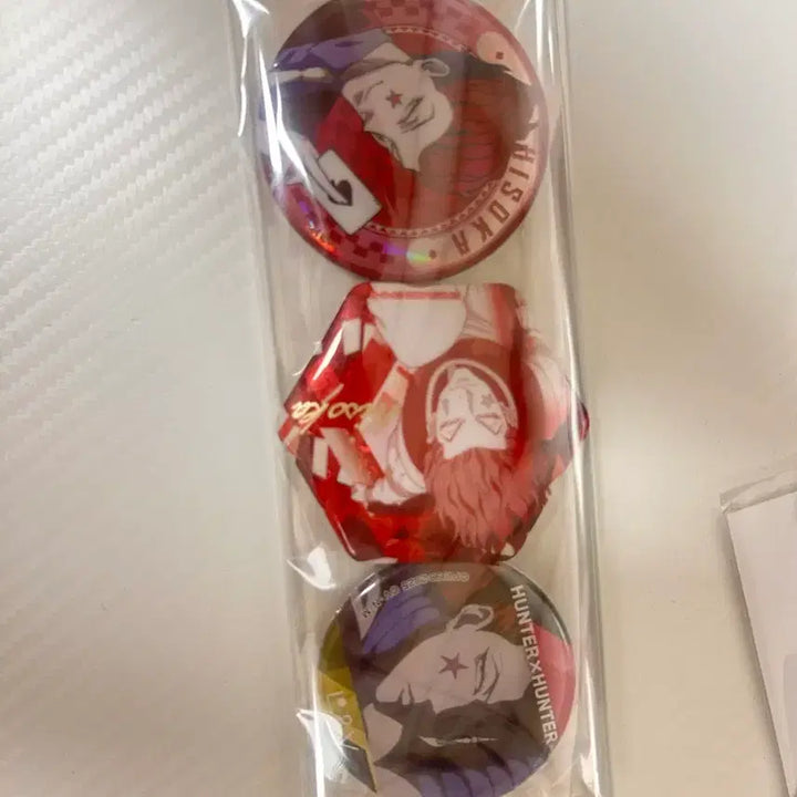 [BUNJANG] Hunter x Hunter Hisoka Goods Badge Set (3 Types) / 헌터X헌터 히소카 굿즈 뱃지 3종