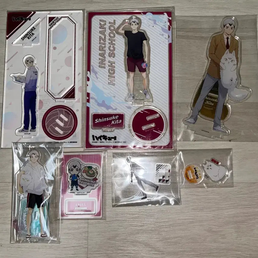 [BUNJANG] Haikyuu!! Kita Shinsuke Summer Uniform Acrylic Stand Bundle Set / 하이큐 키타 아크릴 일괄 등교 마스코트 여름