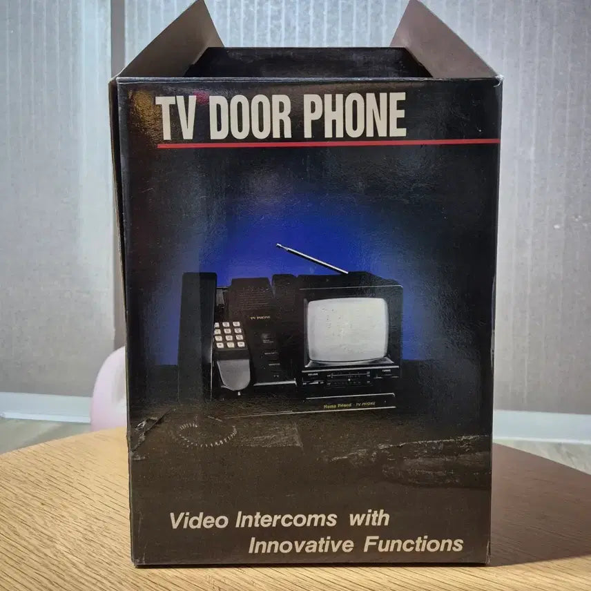 [BUNJANG] Retro Vintage Homefriend TV Telephone (Full Set with Box &amp; Manual) / S급 새제품] 레트로 빈티지 우주 홈프렌드 TV 전화기 (박스풀셋/설명서/화면작동확인)경비실티비
