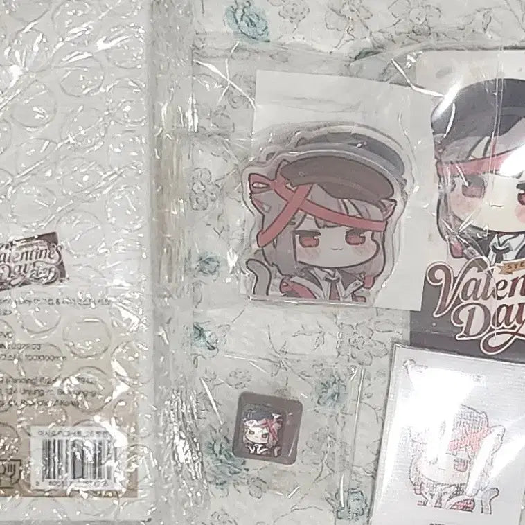 [BUNJANG] Stellive Nene Komashiro Valentine Mug Cup Set, Keycap, Sticker Set / 스텔라이브 네네코마시로 발렌타인 머그컵 세트,키캡,띠부띠부씰