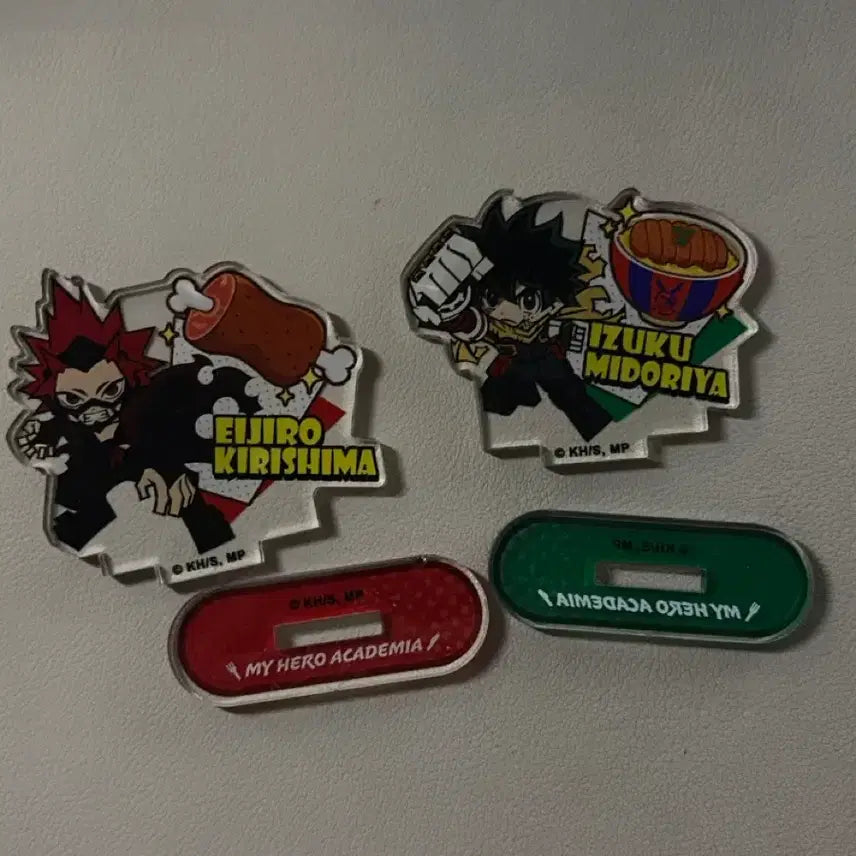 [BUNJANG] Kirishima Midoriya Character Food Acrylic Stand Mini / 키리시마, 미도리야 캐릭터 음식 아크릴 스탠드